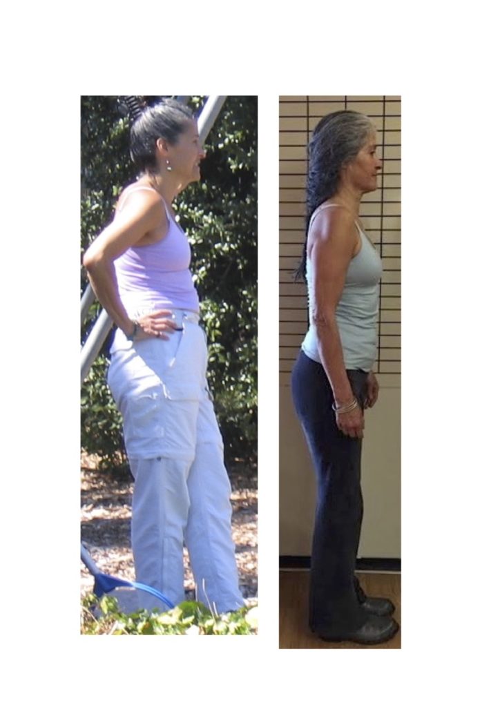 before and after spinefulness with Jean Couch